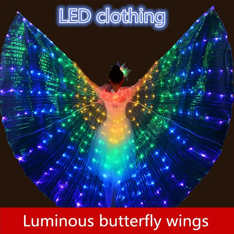 9527 LED luminous butterfly dance Cloak Fluorescent dancing wings Belly Dance props Adult Children's dance costumes
9527 LED luminous butterfly dance Cloak Fluorescent dancing wings Belly Dance props Adult Children's dance costumes