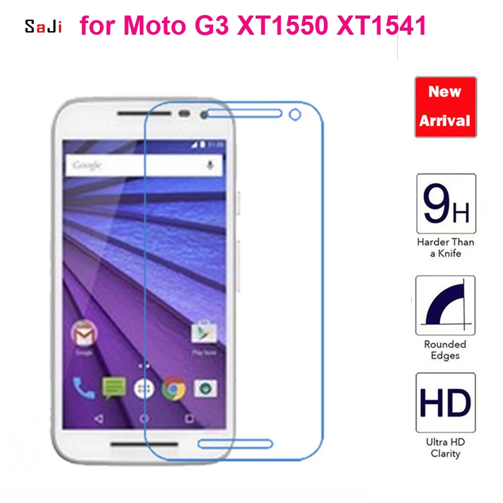 2 шт. 9H 0 26 мм для Motorola Moto G 3rd Gen 3 G3 Закаленное стекло Защитная пленка Z004|glass screen|tempered