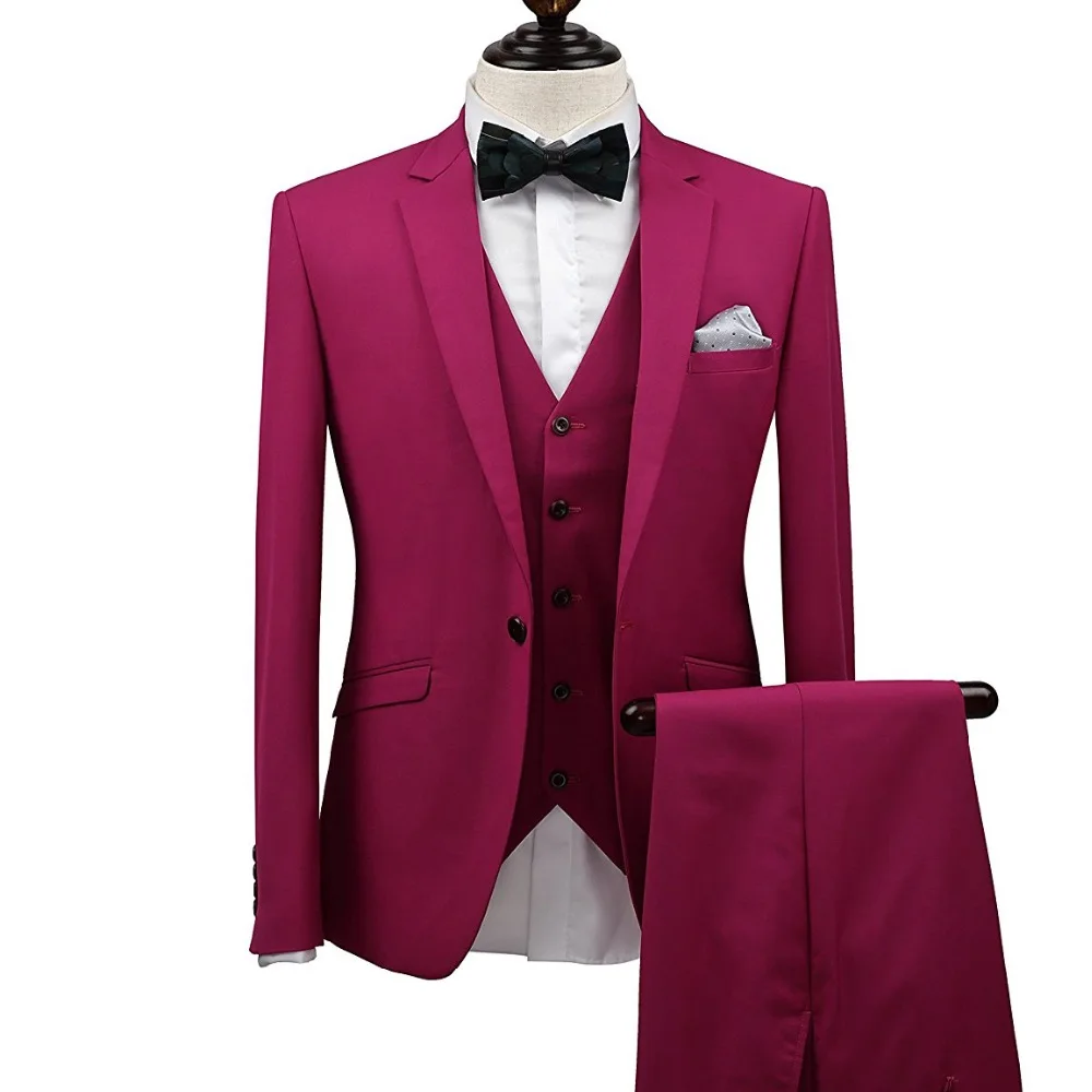 brand 2017 latest coat pant designs wedding suits for men vest + jacket + pant plus size red 3pcs single breasted mens suits
brand 2017 latest coat pant designs wedding suits for men vest + jacket + pant plus size red 3pcs single breasted mens suits