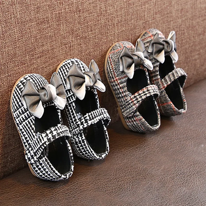 Spring Girls Shoes Toddler Plaid Bow New Fashionable breathable Causal Shoes for girls Party Princes Plaid Shoes
Spring Girls Shoes Toddler Plaid Bow New Fashionable breathable Causal Shoes for girls Party Princes Plaid Shoes