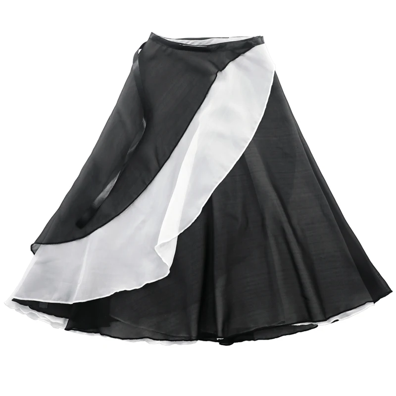 Fashion Adult Ballet Dance Skirt Practice Long Skirts Chiffon Double Layer Skirt For Women Training Gymnastics Wear DL2657
Fashion Adult Ballet Dance Skirt Practice Long Skirts Chiffon Double Layer Skirt For Women Training Gymnastics Wear DL2657