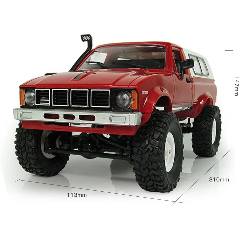C-24 4WD 1:16 RC Car Off Road Crawler Climbing Toys with Headlight Remote Control Vehicle Buggy Toys for Kids Gift RTR
C-24 4WD 1:16 RC Car Off Road Crawler Climbing Toys with Headlight Remote Control Vehicle Buggy Toys for Kids Gift RTR