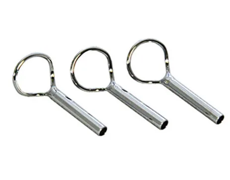 Fly fishing rod guide tops FWT #7/#8/#10 silver color Classic wire loop fly tops 10pcs / bag
Fly fishing rod guide tops FWT #7/#8/#10 silver color Classic wire loop fly tops 10pcs / bag
