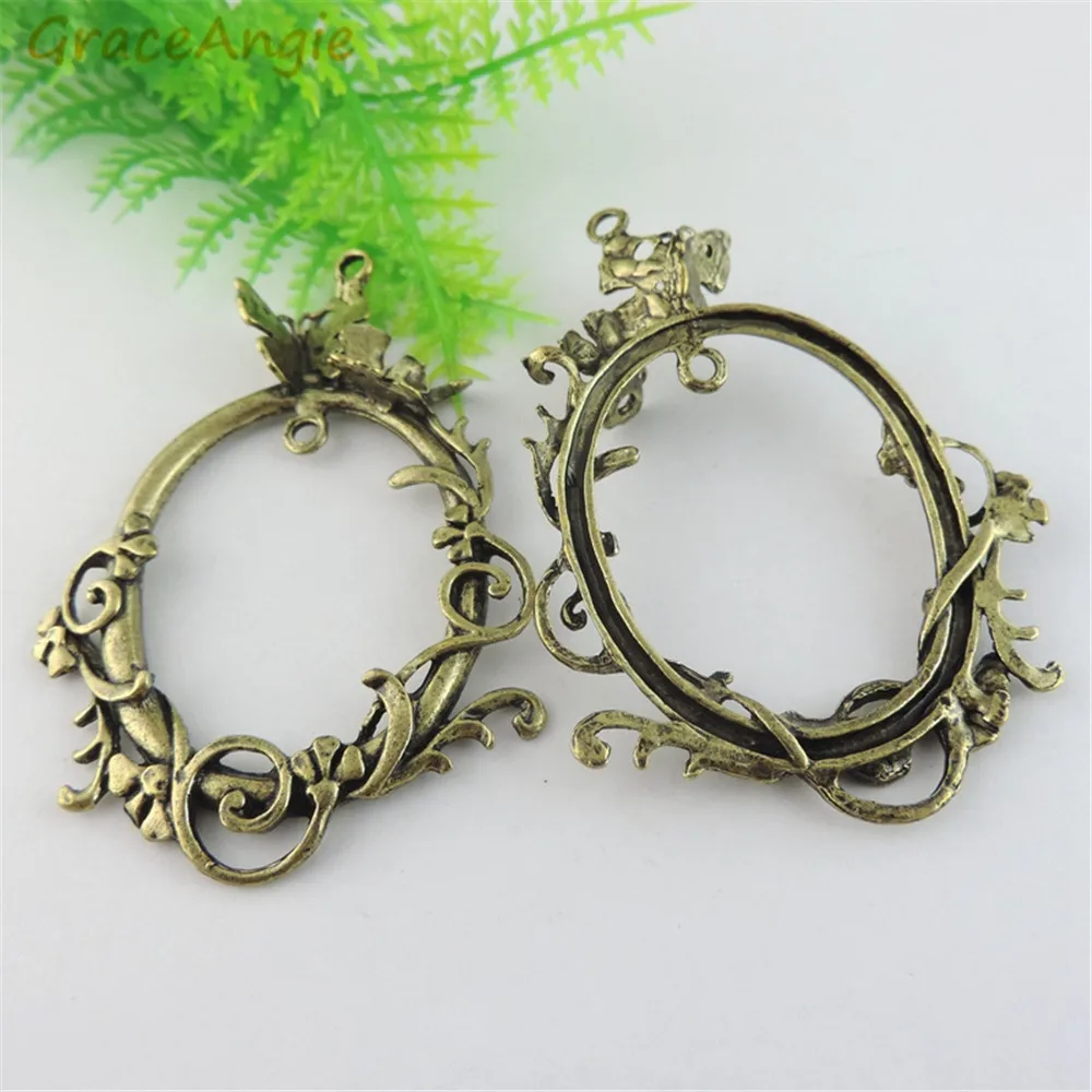 GraceAngie 5pcs/pack Vintage Bronze Tone Zinc Alloy Butterfly Fairy Oval Pendant Charms Jewelry Findings Handmade Accessory
GraceAngie 5pcs/pack Vintage Bronze Tone Zinc Alloy Butterfly Fairy Oval Pendant Charms Jewelry Findings Handmade Accessory