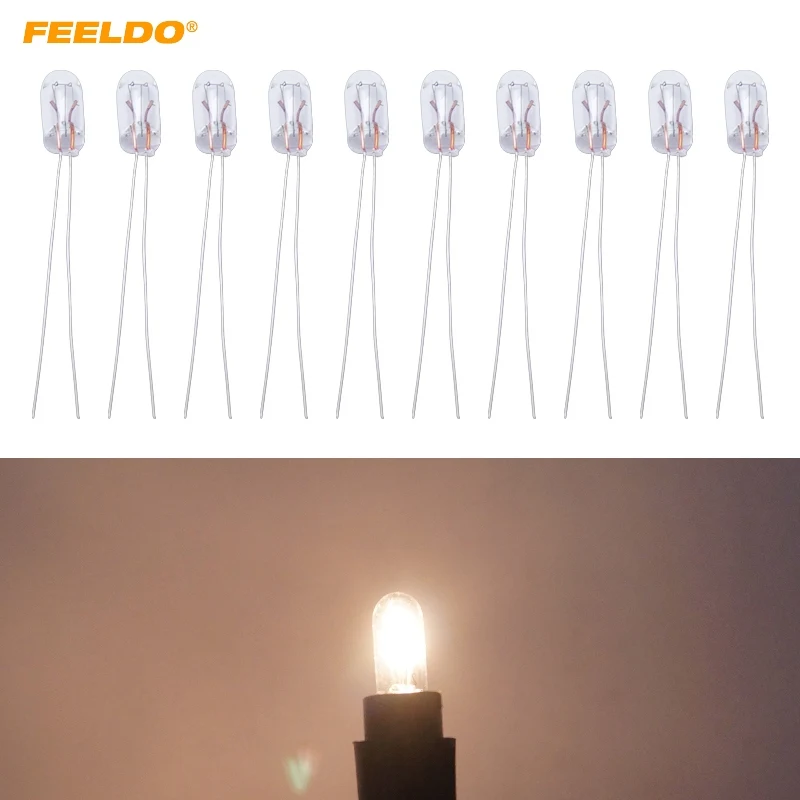 FEELDO 50pcs Car T5 12V 1.2W Halogen Bulb External Halogen Lamp Replacement Dashboard Bulb Light #MX2698
FEELDO 50pcs Car T5 12V 1.2W Halogen Bulb External Halogen Lamp Replacement Dashboard Bulb Light #MX2698