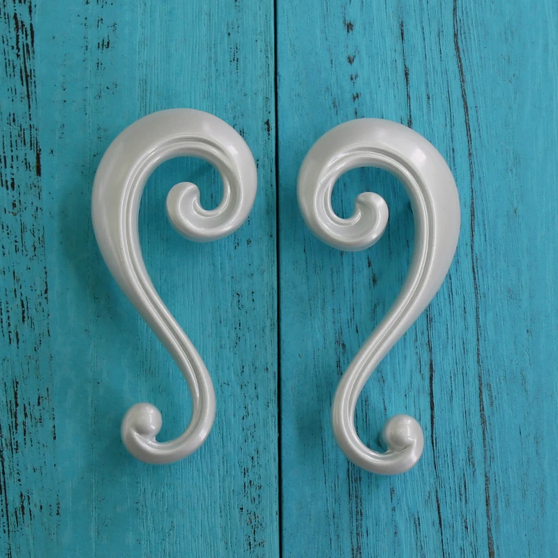 2 Pairs (4PCS) Cabinet Door Handles White Kitchen Cupboard Wardrobe Dresser Drawer Pull Knobs
2 Pairs (4PCS) Cabinet Door Handles White Kitchen Cupboard Wardrobe Dresser Drawer Pull Knobs