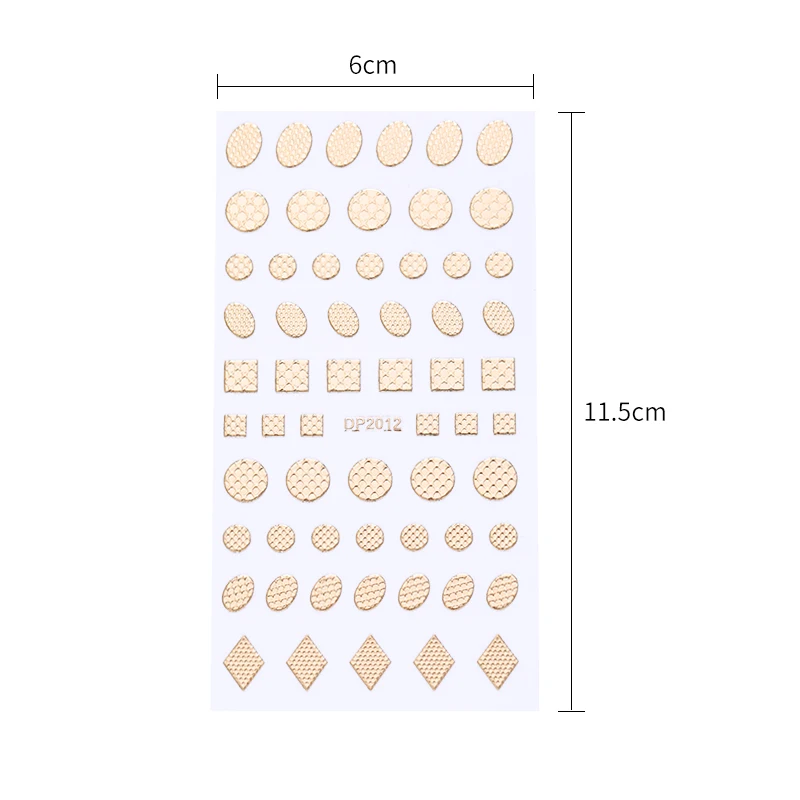 1 лист золотистые наклейки для ногтей | Красота и здоровье