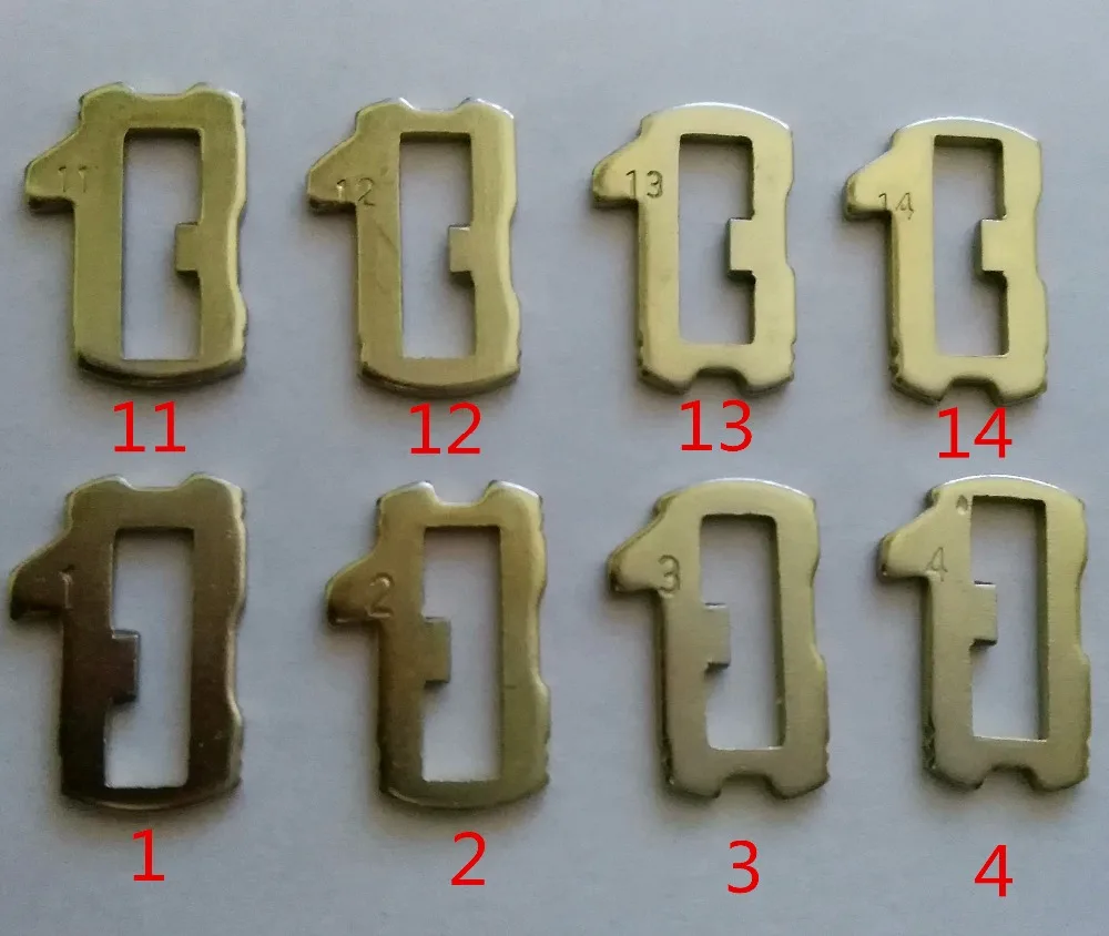 Reed HU66 пластина для автомобильного замка AUDI VW Volkswagen NO 1.2.3.4 11.12.13.14 Each 25 шт.|car lock reed|lock
