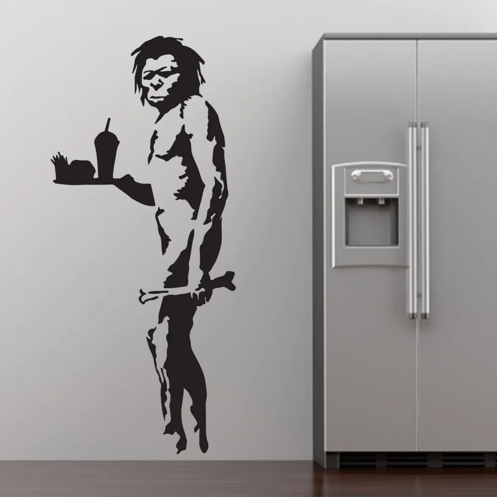 Banksy Fast Food Caveman Graffiti Wall Art Sticker Decal Home DIY Decoration Wall Mural Removable Bedroom Decor Sticker 129x57cm
Banksy Fast Food Caveman Graffiti Wall Art Sticker Decal Home DIY Decoration Wall Mural Removable Bedroom Decor Sticker 129x57cm
