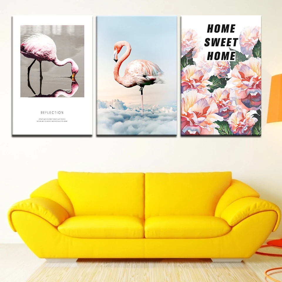 Nordic Romantic Flower Flamingo Canvas Painting Posters Prints Beach Landscape Art Paintings Wall For Living Room Home Decor
Nordic Romantic Flower Flamingo Canvas Painting Posters Prints Beach Landscape Art Paintings Wall For Living Room Home Decor