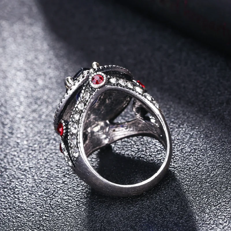 Fashion Big Blue Crystal Rings Punk Zircon Jewelry Vintage Bijoux Women Golden Green White CZ Statement Ring Turkish Wedding
Fashion Big Blue Crystal Rings Punk Zircon Jewelry Vintage Bijoux Women Golden Green White CZ Statement Ring Turkish Wedding