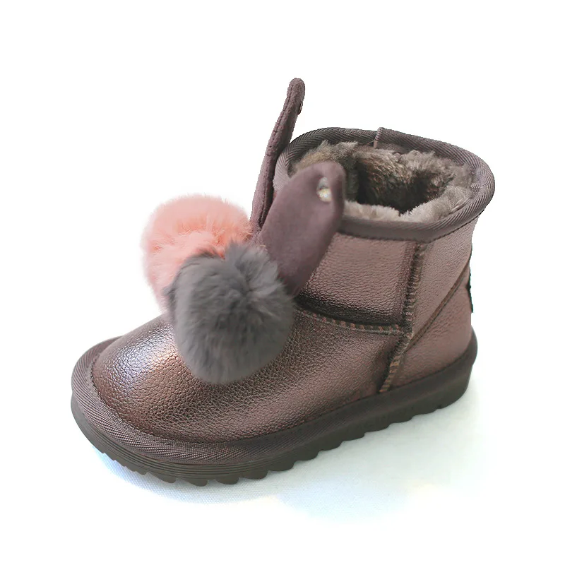Yorkzaler Winter Girl Snow Boots Hairball Rabbit Ear Genuine Leather Waterprppf Kids Ankle Boots Cute Toddler Baby Warm Shoes
Yorkzaler Winter Girl Snow Boots Hairball Rabbit Ear Genuine Leather Waterprppf Kids Ankle Boots Cute Toddler Baby Warm Shoes