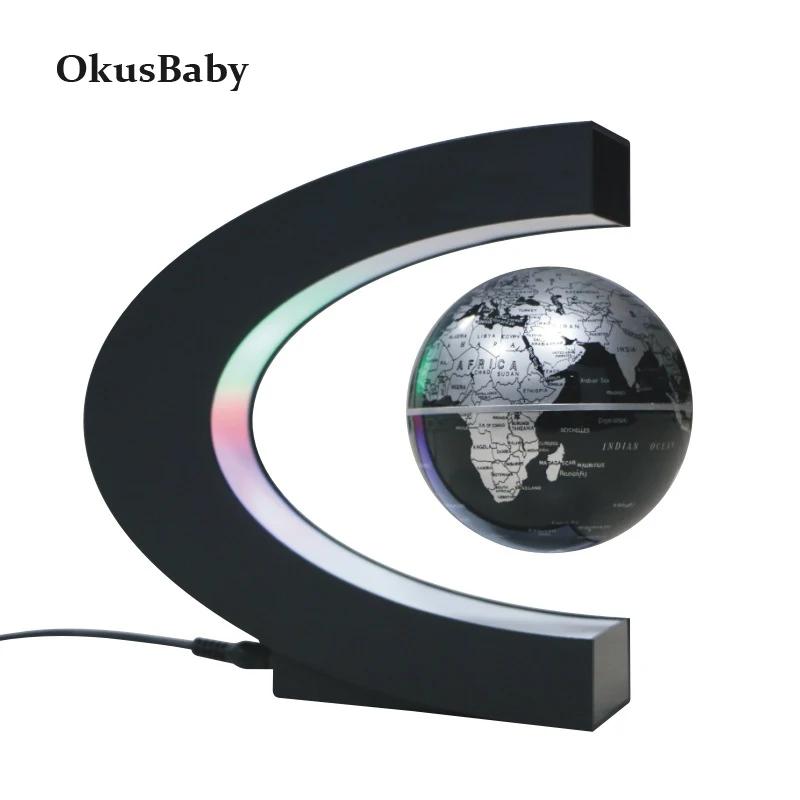 Electronic Magnetic Floating Globe World Map with LED Light Home Decoration Science Educational Toy for Children Geography Study
Electronic Magnetic Floating Globe World Map with LED Light Home Decoration Science Educational Toy for Children Geography Study