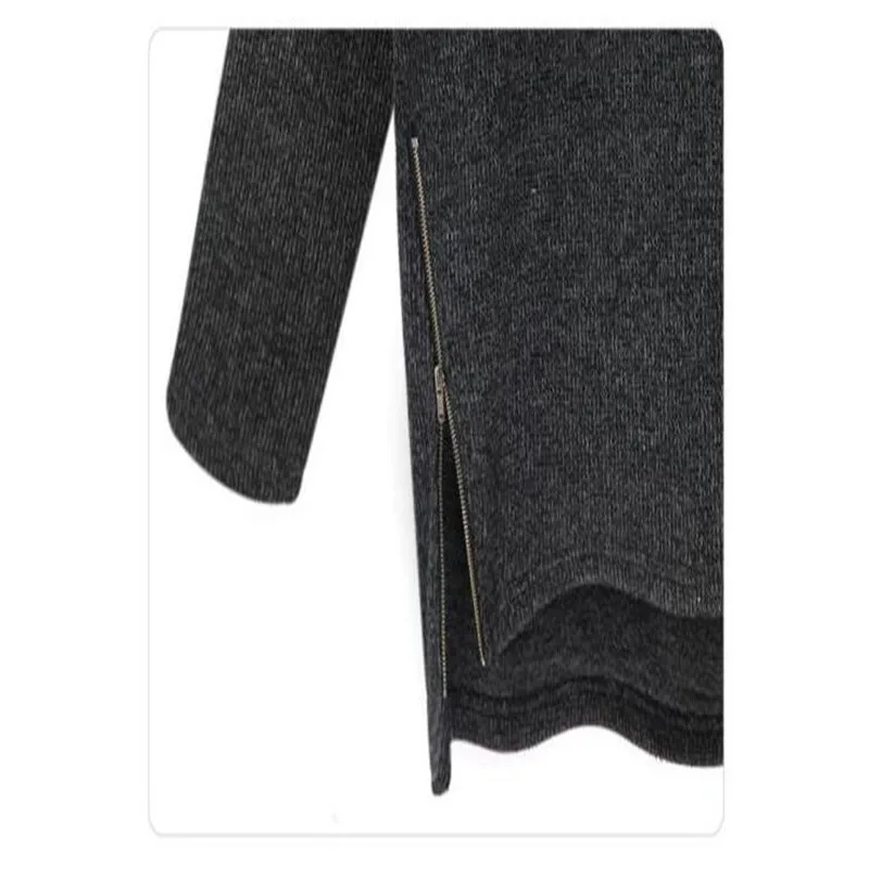 New Autumn Winter Women Top Vestido Plus Size Casual Loose Turtleneck Side Zipper Solid Render Knitted Shirt For Women Large Top
New Autumn Winter Women Top Vestido Plus Size Casual Loose Turtleneck Side Zipper Solid Render Knitted Shirt For Women Large Top