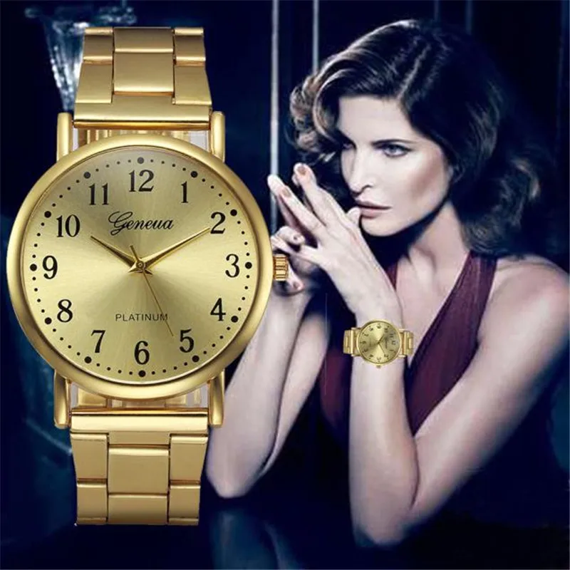 Hot Luxury Ladies Small Gold Bangle Bracelet Watches Stainless Steel Quartz Wristwatch Brand Casual Women Dress Clock Relogio #W | Наручные