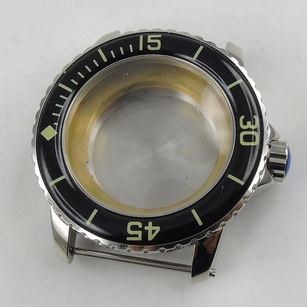45mm Watch Case Fit for MIYOTA 8215 Automatic Movement Stainless Steel Watch Case
45mm Watch Case Fit for MIYOTA 8215 Automatic Movement Stainless Steel Watch Case