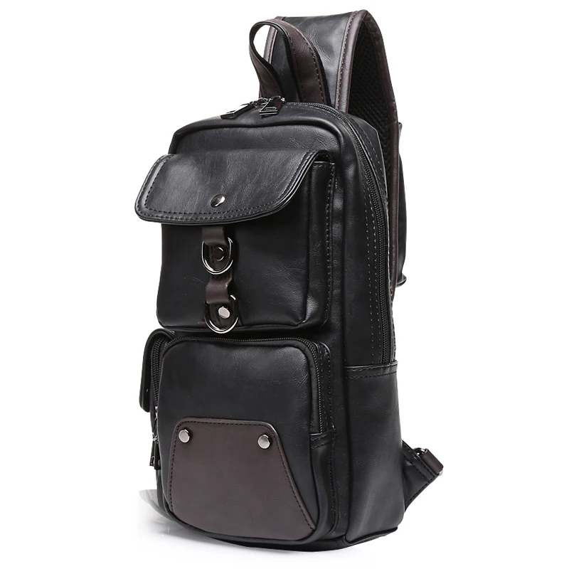 Luxury Brand Leather Chest Bag Men Messenger Bag Casual Crossbody Sling Bag For Men Single Shoulder Bag Vintage Male Chest Pack
Luxury Brand Leather Chest Bag Men Messenger Bag Casual Crossbody Sling Bag For Men Single Shoulder Bag Vintage Male Chest Pack