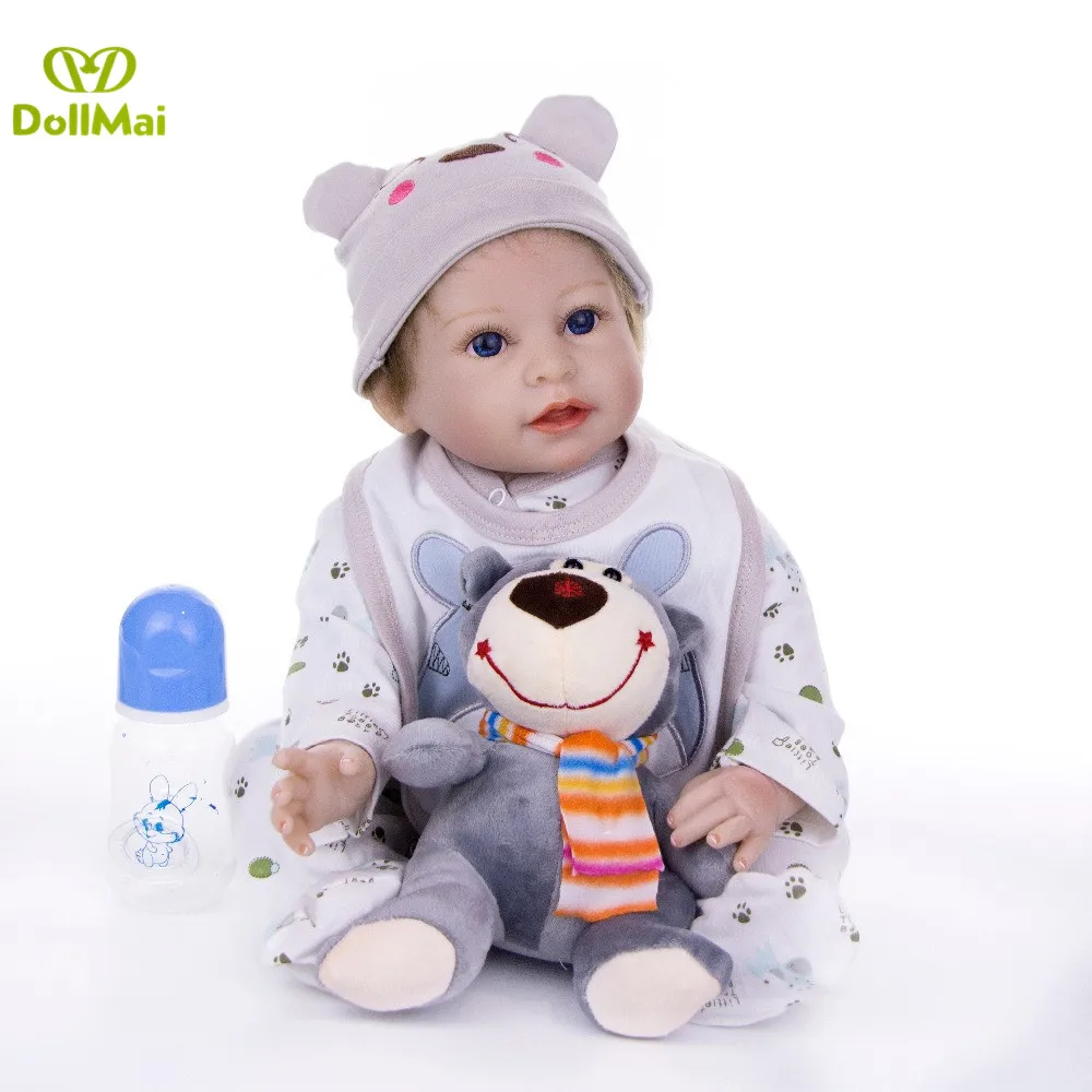 Bebes Reborn silicone reborn baby doll toys for children gift 22inch 55cm boy girl baby dolls
Bebes Reborn silicone reborn baby doll toys for children gift 22inch 55cm boy girl baby dolls