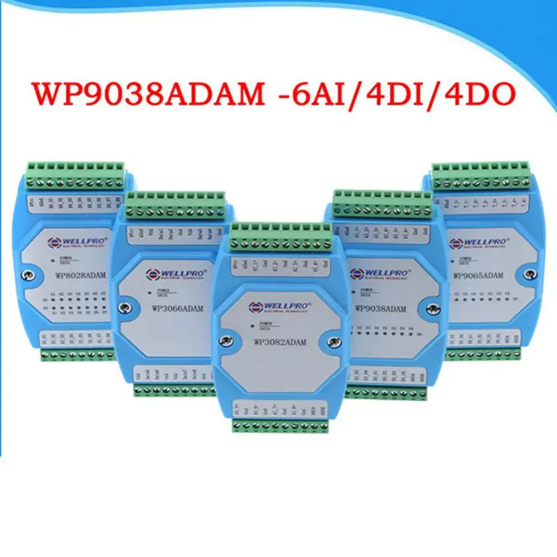 0-20MA/4-20MA current acquisition module 6AI/4DI/4DO MODBUS communication-WP9038ADAM
0-20MA/4-20MA current acquisition module 6AI/4DI/4DO MODBUS communication-WP9038ADAM