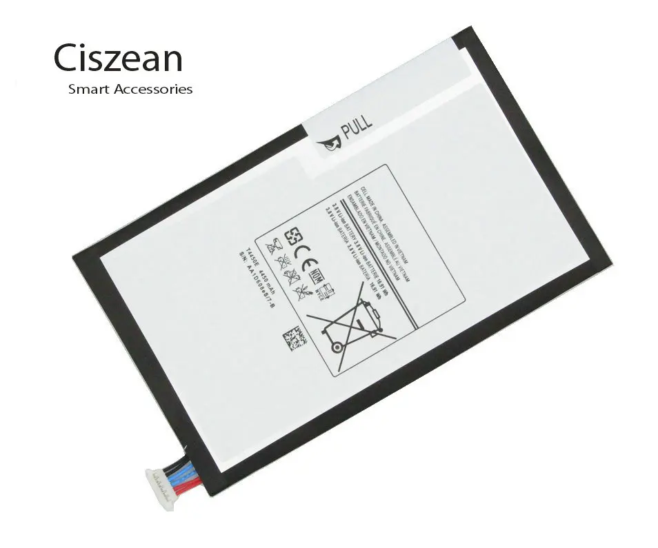 Ciszean 1x4450mAh T4450E Сменный аккумулятор для планшета Samsung Galaxy Tab 3 8 0 T310 T311 T315 SM-T310 E0288 E0396 |