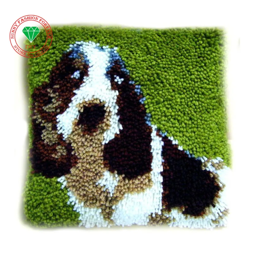 Lovely Dog Latch Hook Rug Kits DIY Needlework Unfinished Crocheting Rug Yarn Cushion Mat 3D Embroidery Home Decorative Carpet
Lovely Dog Latch Hook Rug Kits DIY Needlework Unfinished Crocheting Rug Yarn Cushion Mat 3D Embroidery Home Decorative Carpet