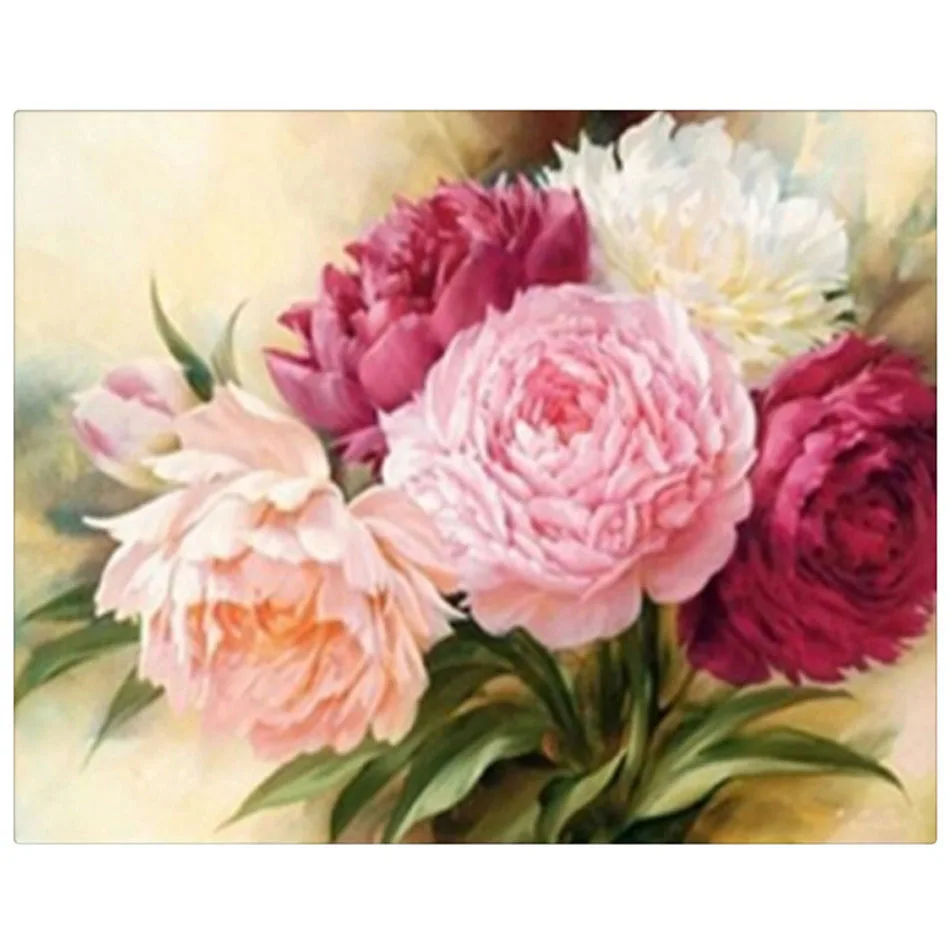 3D DIY Peony Flowers Diamond Painting Embroidery Cross-Stitch Square Drill Full Rhinestone Diamond
3D DIY Peony Flowers Diamond Painting Embroidery Cross-Stitch Square Drill Full Rhinestone Diamond