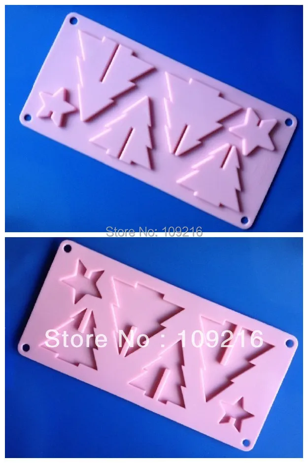 1 шт. новый стиль 3D Рождественские елки Зеленый Хорошее качество 100% пищевой силиконовый шоколад/пудинг/конфеты/лед DIY плесень
1 шт. новый стиль 3D Рождественские елки Зеленый Хорошее качество 100% пищевой силиконовый шоколад/пудинг/конфеты/лед DIY плесень