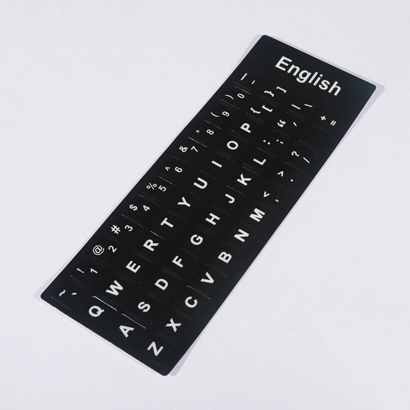 FFFAS Durable Black Resist Film Paste Protect English Keyboard Sticker for PC Computer Mechanical Keyboard Notebook Laptop RU
FFFAS Durable Black Resist Film Paste Protect English Keyboard Sticker for PC Computer Mechanical Keyboard Notebook Laptop RU