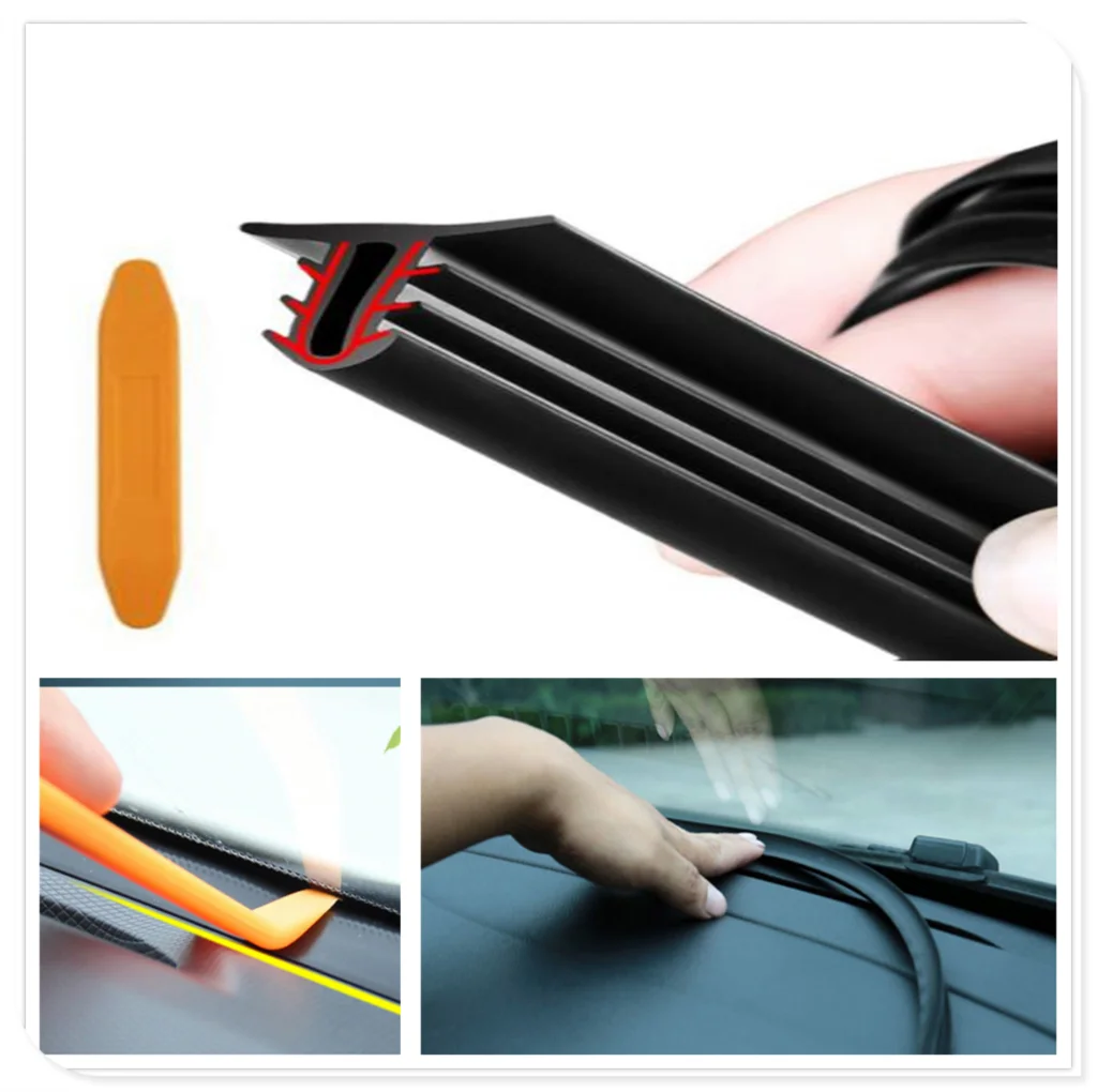 U Type 1.6M Car Dashboard Edges Strip Windshield Gap Sealing Rubber Strips for Volvo S40 S60 S80 XC60 XC90 V40 V60 Any Cars
U Type 1.6M Car Dashboard Edges Strip Windshield Gap Sealing Rubber Strips for Volvo S40 S60 S80 XC60 XC90 V40 V60 Any Cars