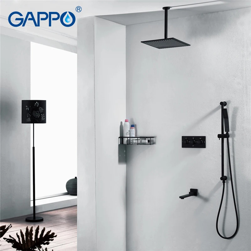 GAPPO shower faucet waterfall faucet sets shower syatem Bathtub tap shower Wall Mounted mixer bathroom thermostatic faucets
GAPPO shower faucet waterfall faucet sets shower syatem Bathtub tap shower Wall Mounted mixer bathroom thermostatic faucets