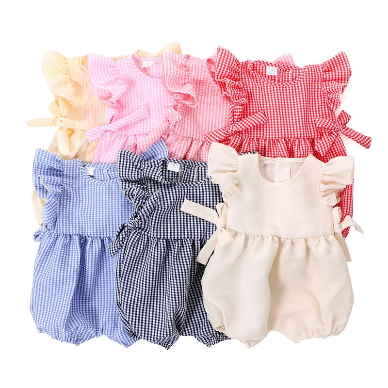 2018 Hot Sale Cotton Plaid Kids Boy Girl Wholesale Birthday Party Newborn Baby Jumpsuit Toddler Infant Summer Bodysuit Clothes
2018 Hot Sale Cotton Plaid Kids Boy Girl Wholesale Birthday Party Newborn Baby Jumpsuit Toddler Infant Summer Bodysuit Clothes