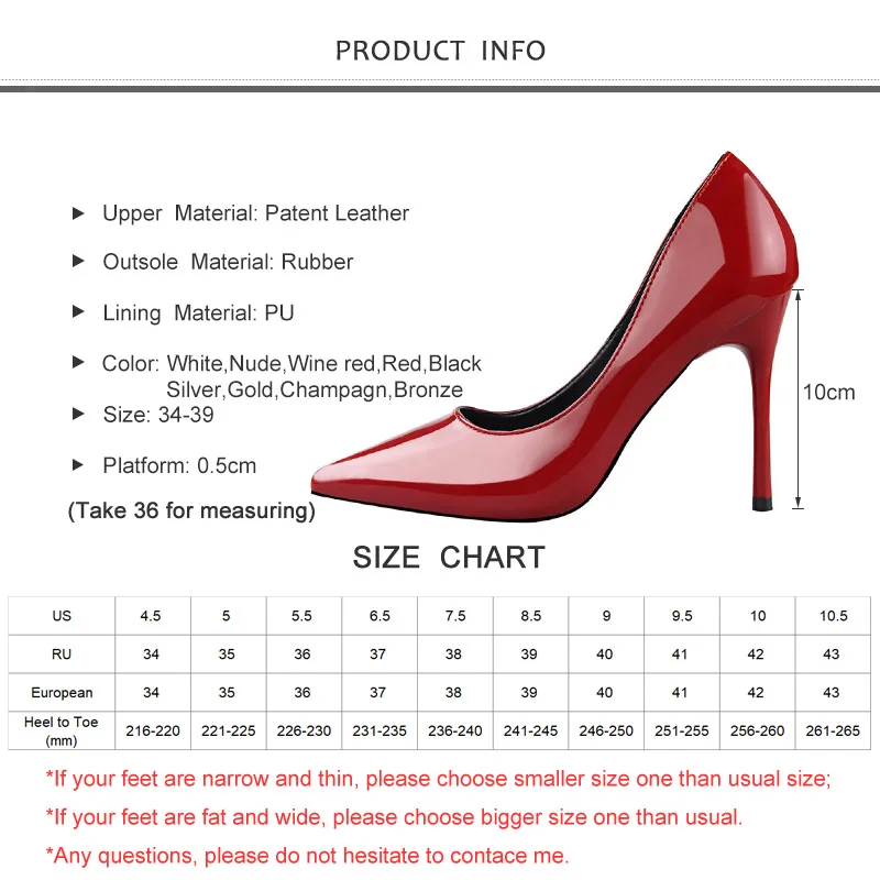 2019 New Spring/Autumn Women Pumps High Thin Heel Pointed Toe Shallow Sexy Office Lady Bridal Wedding Women Shoes Red High Heels
2019 New Spring/Autumn Women Pumps High Thin Heel Pointed Toe Shallow Sexy Office Lady Bridal Wedding Women Shoes Red High Heels