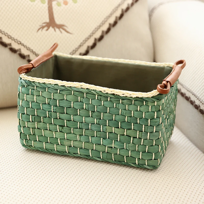 Wovenwomen Woven Basket Maker Storage With Handle Handmade Corn Leaves Knitting Baskets Office Table Accessories
Wovenwomen Woven Basket Maker Storage With Handle Handmade Corn Leaves Knitting Baskets Office Table Accessories