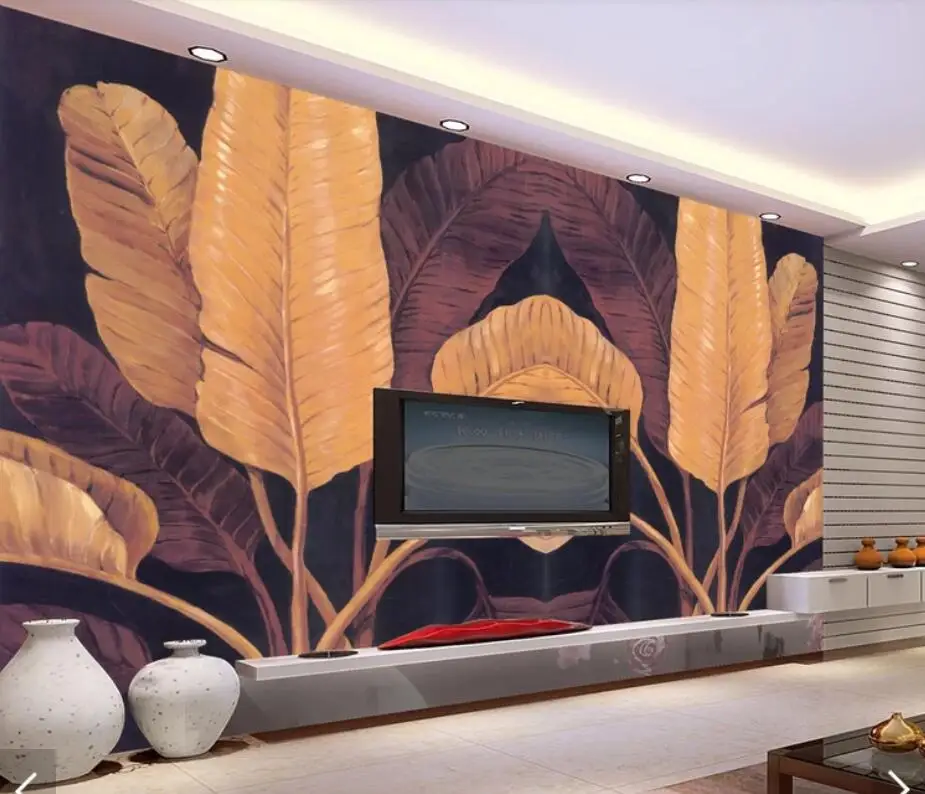 3D Tropical Banana Leaves Wallpaper Mural Contact Paper Wall Paper Rolls for Living Room 3d Wall Paper Wall Murals Custom
3D Tropical Banana Leaves Wallpaper Mural Contact Paper Wall Paper Rolls for Living Room 3d Wall Paper Wall Murals Custom