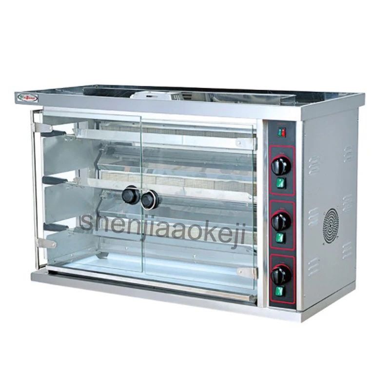 220V Commercial gas chicken rotisseries Gas Rotisserie BBQ oven multi-function 3-row duck equipment stainless steel roast oven
220V Commercial gas chicken rotisseries Gas Rotisserie BBQ oven multi-function 3-row duck equipment stainless steel roast oven