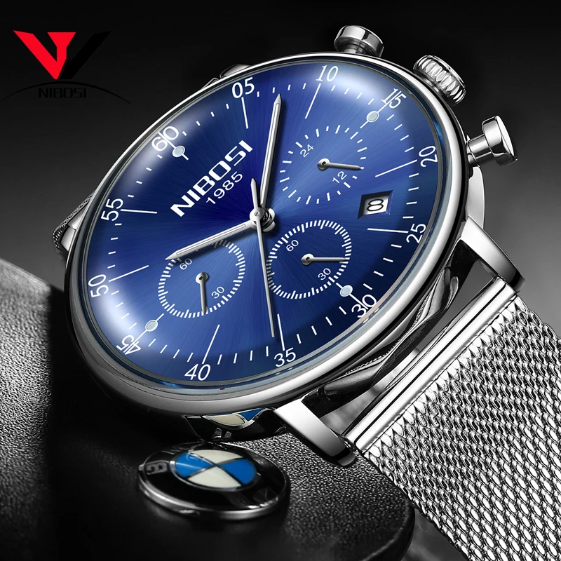 NIBOSI Sports Mens Watches Top Brand Luxury Waterproof Sport Watch Men Ultra Thin Dial Quartz Watch Casual Relogio Masculino
NIBOSI Sports Mens Watches Top Brand Luxury Waterproof Sport Watch Men Ultra Thin Dial Quartz Watch Casual Relogio Masculino