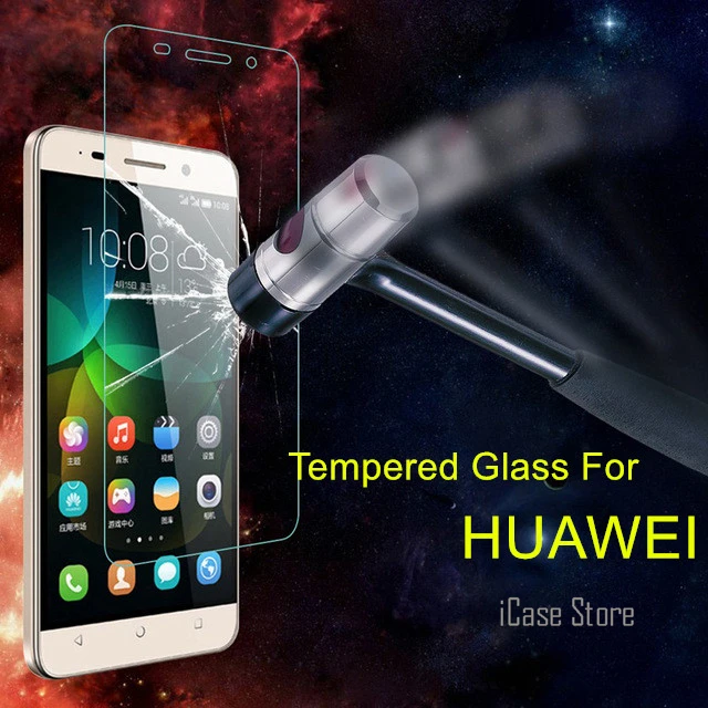 Закаленное Стекло Экран протектор для huawei P9 P8 Lite GT3 GR5 Y3 II Y5 2 Y6 Pro Honor 7 4C 5C 5X пленка