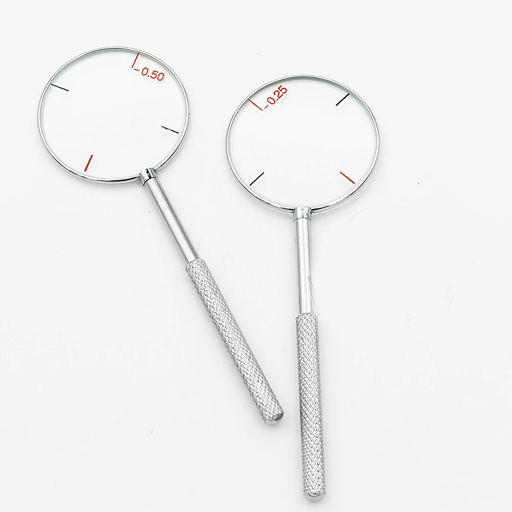2Pcs Round Optical Cross Cylinder Lens Tool Optical Instruments Diopters 0.25/0.5
2Pcs Round Optical Cross Cylinder Lens Tool Optical Instruments Diopters 0.25/0.5