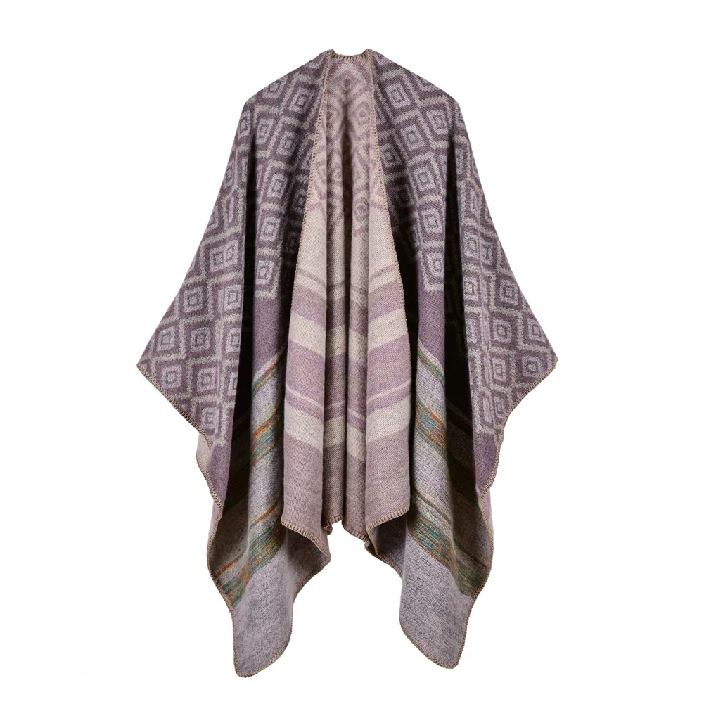 Autumn Winter Fashion Shawl Poncho Women Loose Outerwear Coat Oversized Knitted Poncho Cape Shawl Sweater Warm Soft Six Types
Autumn Winter Fashion Shawl Poncho Women Loose Outerwear Coat Oversized Knitted Poncho Cape Shawl Sweater Warm Soft Six Types
