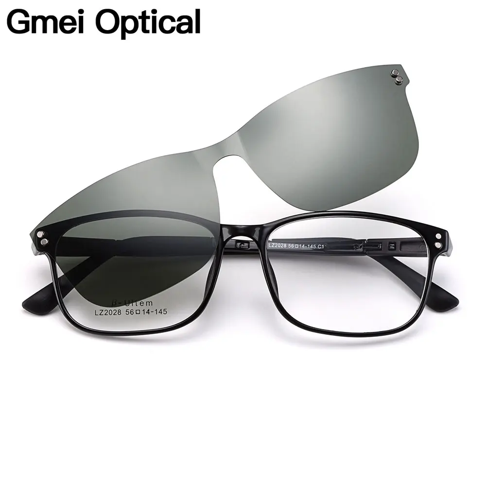 Gmei Optical Fashion Women Square Ultralight Ultem Glasses Frame With Polarized Clip on Sunshades Optical Eyewear S2028
Gmei Optical Fashion Women Square Ultralight Ultem Glasses Frame With Polarized Clip on Sunshades Optical Eyewear S2028