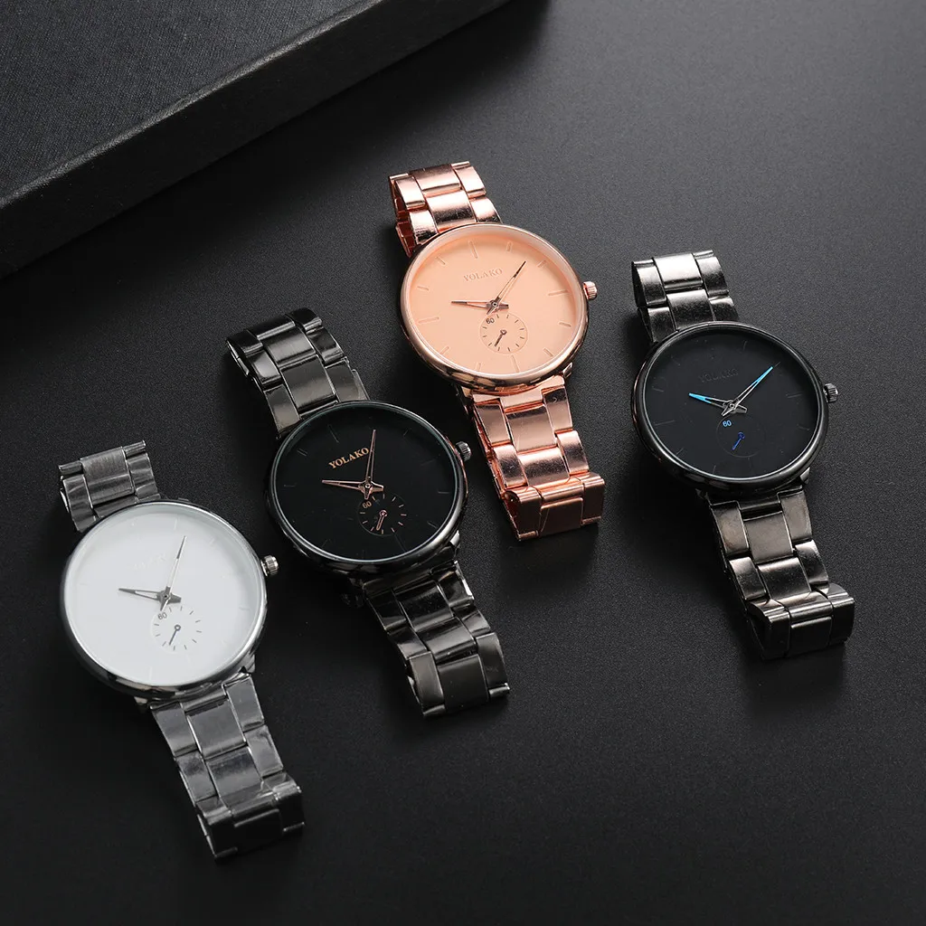 YOLAKO Men's Watch Luxury Business Steel Strip With Simple Mirror Quartz Watch Mens Reloj Hombre 2021 Men Wristwatch Clock
YOLAKO Men's Watch Luxury Business Steel Strip With Simple Mirror Quartz Watch Mens Reloj Hombre 2021 Men Wristwatch Clock