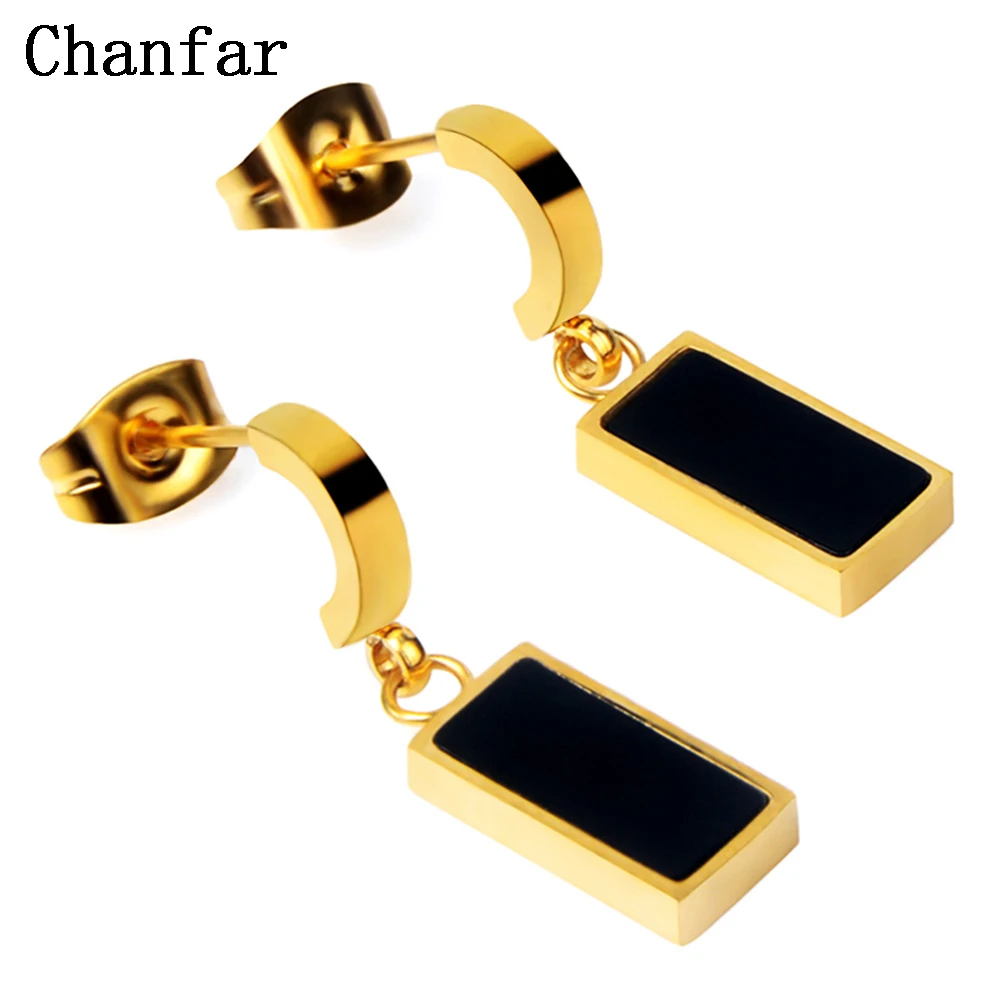 Chanfar Simple 4Colors Enamel Pendant Earrings Hip Hop Style Stainless Steel Gold Color Earrings For Fashion Women Men
Chanfar Simple 4Colors Enamel Pendant Earrings Hip Hop Style Stainless Steel Gold Color Earrings For Fashion Women Men