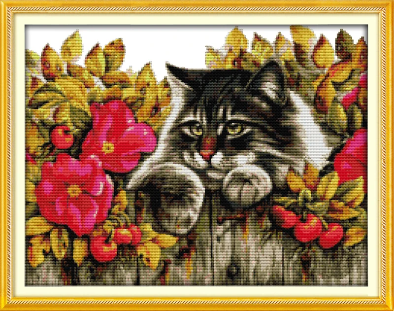th Cat in the Flowers (3)Counted Cross Stitch 11CT 1CT Cross Stitch animals Cross Stitch Kits Embroidery for Home Decor
th Cat in the Flowers (3)Counted Cross Stitch 11CT 1CT Cross Stitch animals Cross Stitch Kits Embroidery for Home Decor