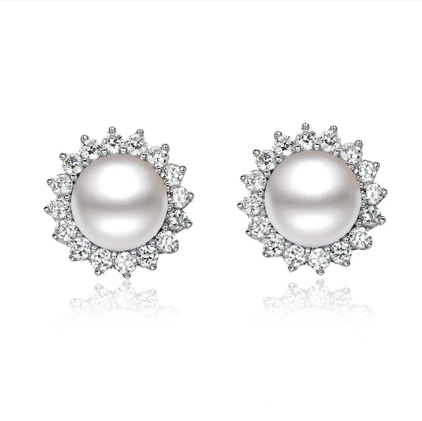 Sun flower-Korean Style Temperament 925 Silver Sun Flower Earrings Shell Beads Zircon Jewelry Fashion Pearl Ear Decorations
Sun flower-Korean Style Temperament 925 Silver Sun Flower Earrings Shell Beads Zircon Jewelry Fashion Pearl Ear Decorations
