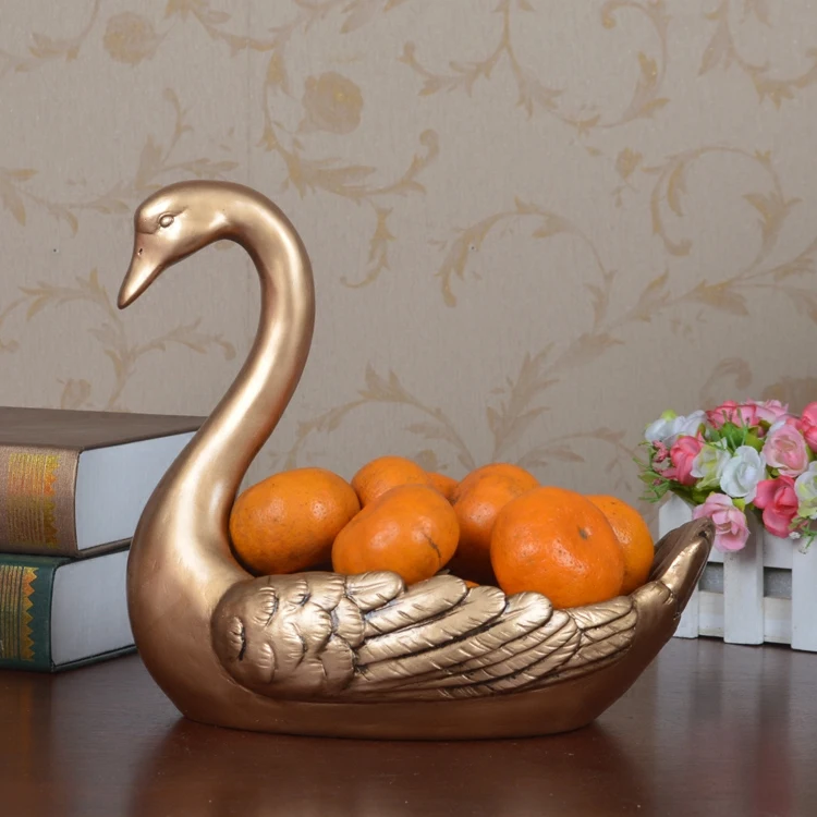 Europe Style Retro Creative swan sculptures cute dining room resin decoration craft fruit basket wedding gift fake brozne statue
Europe Style Retro Creative swan sculptures cute dining room resin decoration craft fruit basket wedding gift fake brozne statue