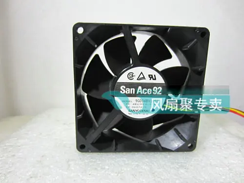 Original SANYO 9G0948A2031 9CM 9232 48V 0.16A 3 wire dual ball bearing cooling fan
Original SANYO 9G0948A2031 9CM 9232 48V 0.16A 3 wire dual ball bearing cooling fan