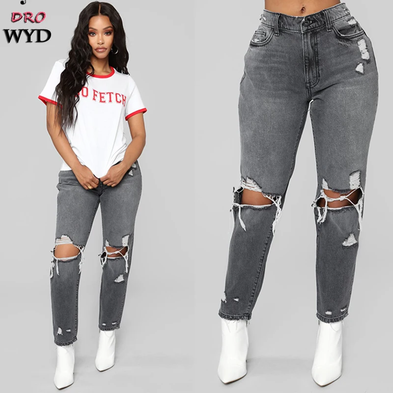 Autumn Hole Dark Grey Jeans Women Korean Slim Retro Casual Plus Size Streetwear Denim High Waist Pockets Pencil Trousers Pants
Autumn Hole Dark Grey Jeans Women Korean Slim Retro Casual Plus Size Streetwear Denim High Waist Pockets Pencil Trousers Pants