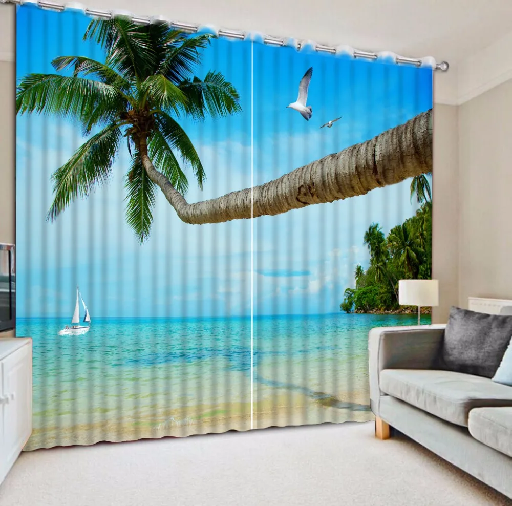 European Style 3D Curtains For Living room Bedroom Children room Cool beach landscape Window Curtains Drapes For Windows
European Style 3D Curtains For Living room Bedroom Children room Cool beach landscape Window Curtains Drapes For Windows