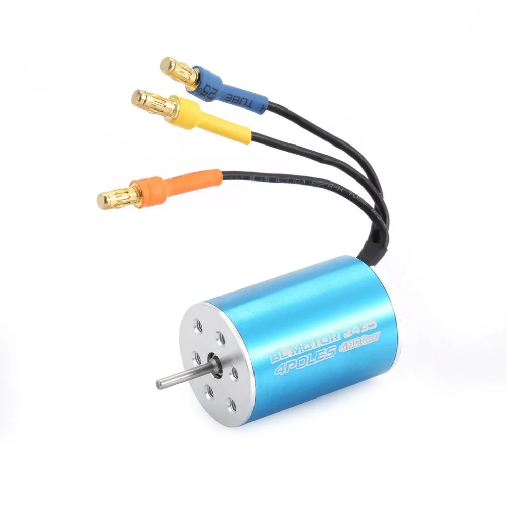 RC 2435 4800KV Sensorless Brushless Motor with 25A ESC with LED Programming Card for 1/16 1/18 RC Car Truck
RC 2435 4800KV Sensorless Brushless Motor with 25A ESC with LED Programming Card for 1/16 1/18 RC Car Truck