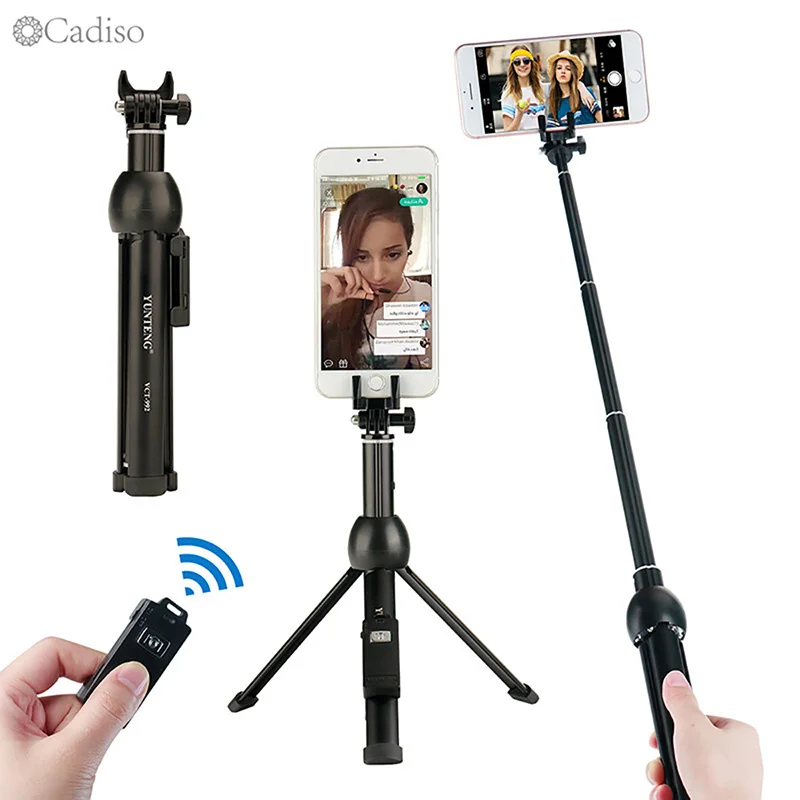 Cadiso VCT-992 Aluminum 7-Section Travel Remote Selfie Stick Tabletop Tripod with Phone Remote Control for iPhone Samsung HUAWEI
Cadiso VCT-992 Aluminum 7-Section Travel Remote Selfie Stick Tabletop Tripod with Phone Remote Control for iPhone Samsung HUAWEI